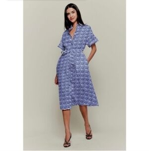 Tucker Sarah Shirtdress Size XL Cobalt Sound